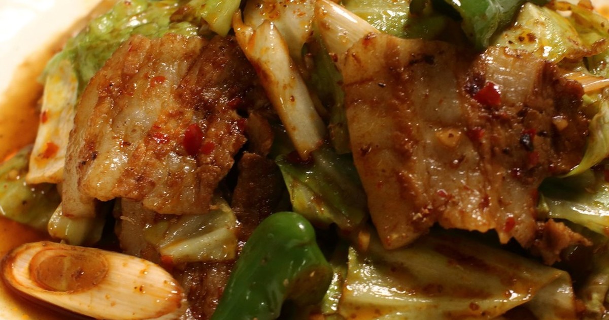 Twice-cooked Pork in Chili Sauce